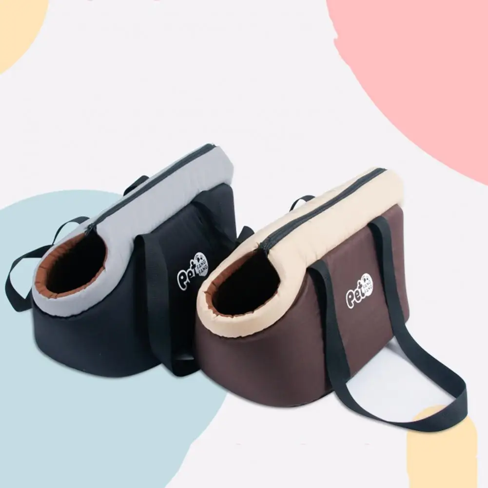 Сумка для домашних животных Мягкая тканевая сумка-тоут с регулировкой по бокам