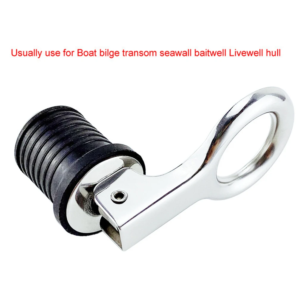 

Rubber Snap Tight Flip Style Drain Plug Fishing Boat Plumbing Fitting