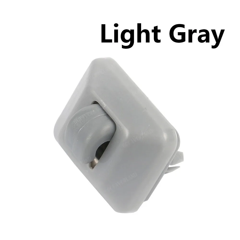 Light Gray Черный, серый, бежевый интерьер солнцезащитный козырек клип держатель 8U0857562 для Audi A4 Allroad 2010- Q3 2012- RS3 2011- для SEAT EXEO - Цвет: Light Gray