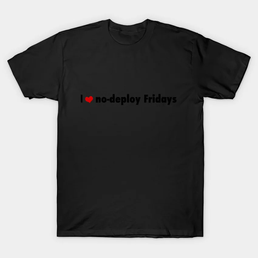 Мне нравятся футболки не бывшие в употреблении по Fridays Devops T Shirt инженерная