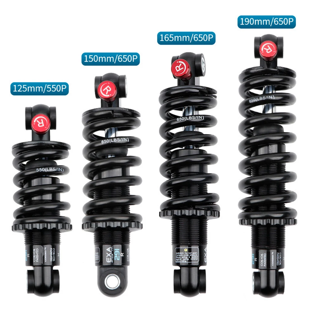 

Mtb Mountain Bike Air Rear Shock Absorber Adjustable Damping Compression Lock Gas Pressure Travel Downhill Bicycle cycling Parts
