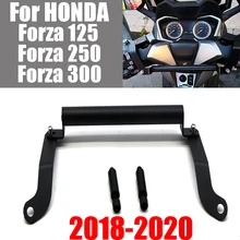 For HONDA FORZA 125 FORZA 250 FORZA 300 Motorcycle Accessories Front Stand Holder Smartphone Phone GPS Navigation Plate Bracket