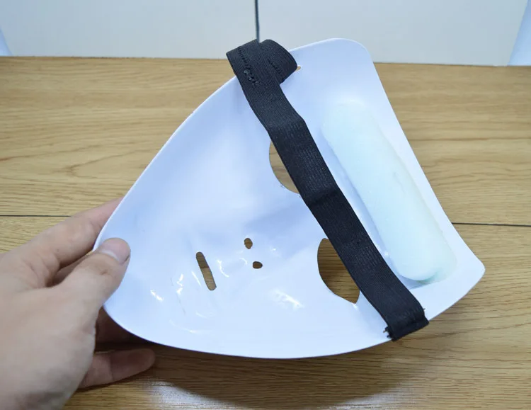 Черно-белая маска для хип-хопа со стрелой ручная роспись v-образный вырез хип-хоп