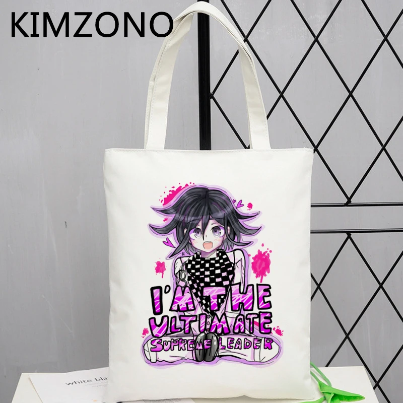 

Danganronpa shopping bag bolso canvas eco jute bag handbag bolsas de tela bag shoping sacola sacolas