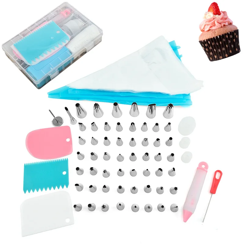 82-piece Set Decorating Mouth Cake Cookies Baking Tool Tools & Pastry Decoration | Дом и сад