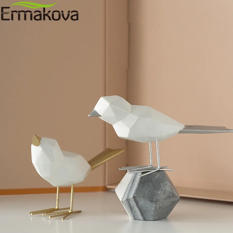 Красивая полимерная птица ERMAKOVA декоративное животное искусственное для дома