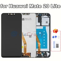 premium quality lcd screen for huawei mate 20 lite display with touch assembly replacement with frame 100 tested