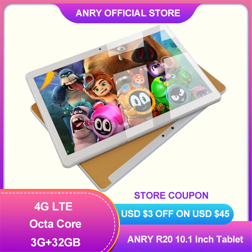 Анри Android Планшеты MTK6753 Octa Core 10 1 дюйма Dual Sim планшетный ПК с системой андроида и 8 GPS