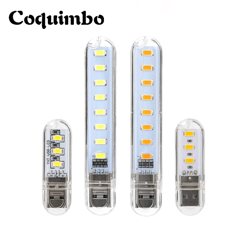 2 шт./упак. мини USB светодиодный светильник Ночной Кемпинг лампы для чтения