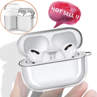 transparent cases for airpods pro cases bluetooth wireless earphone protective cover for airpods 2 1 pc clear hard case shell