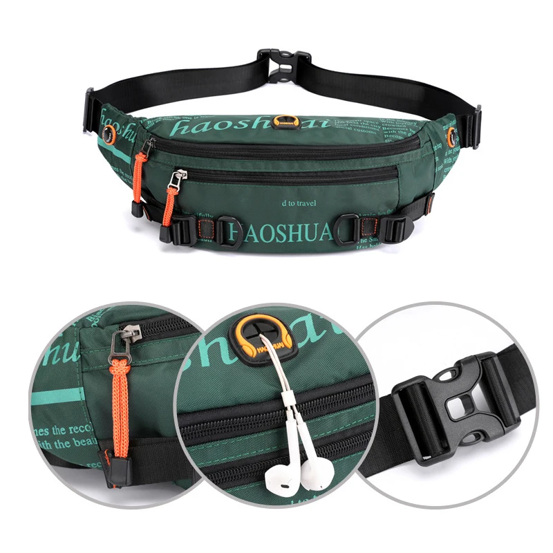 Поясная Сумка В Стиле Хип-хоп Новая женская мужская уличная мода нагрудная сумка