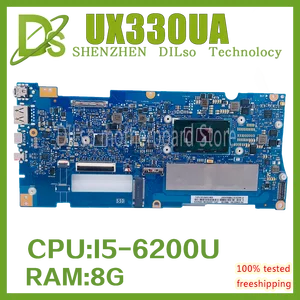 ux330ua original laptop motherboard suitable for asus ux330u ux330ua ux330uar ux330uak u3000u motherboard with i5 6200u 8gbram free global shipping