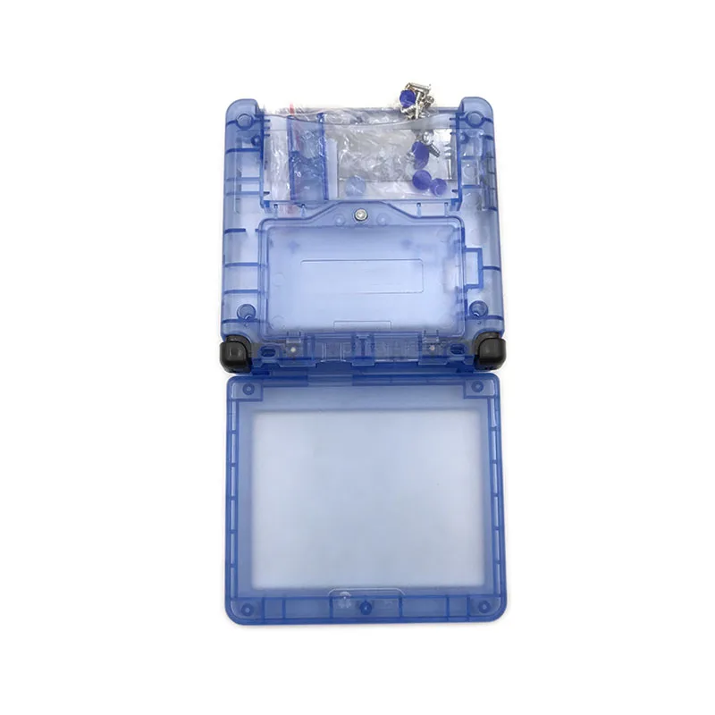 Для Gameboy Advance SP Классический прозрачный корпус на замену объектива экрана для GBA SP Корпус чехол