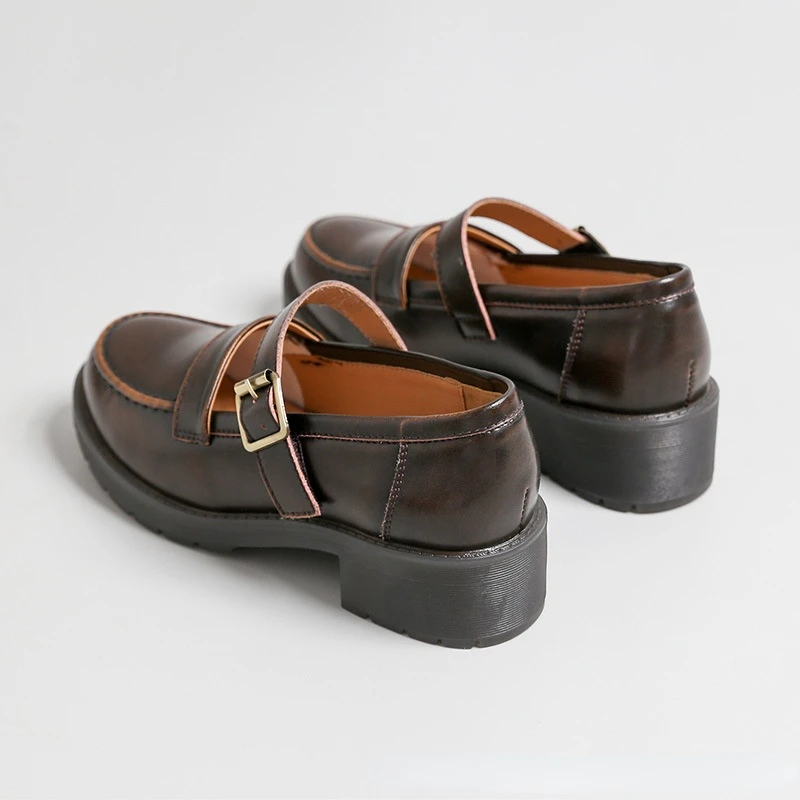 Новинка весна-осень 2021 однотонные туфли Jk униформы в британском стиле ретро