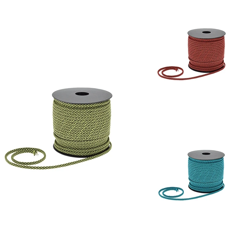 

50M Reflective Paracord 4mm 7 Strand Core Outdoor Camping Rope Parachute Cord Lanyard Tent Multifunction Cordave