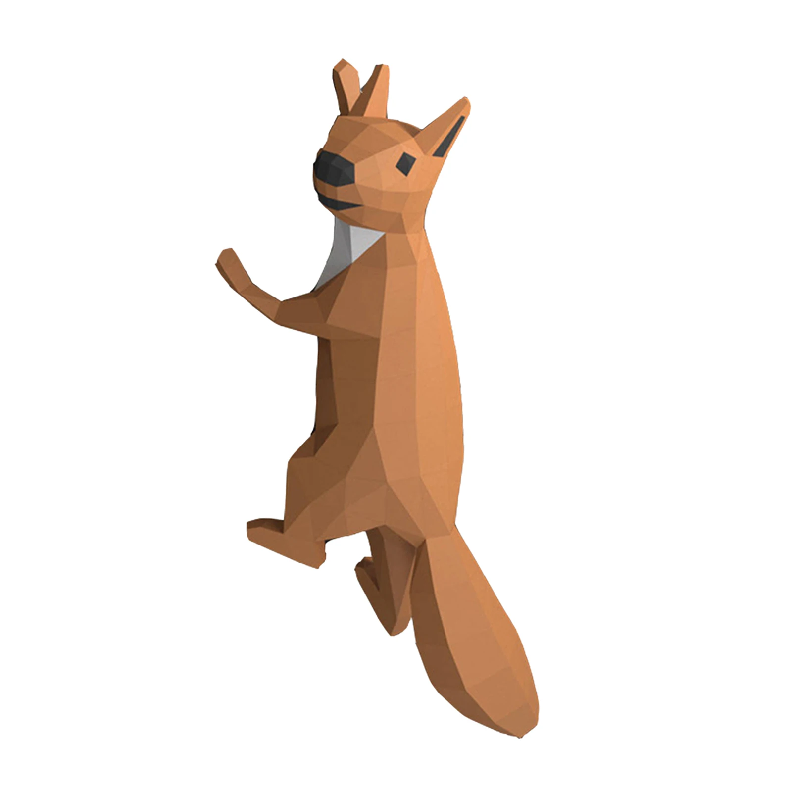 

Cute Traditional Animal Composition 3D Squirrel Geometric Origami for Kids Adults Art
