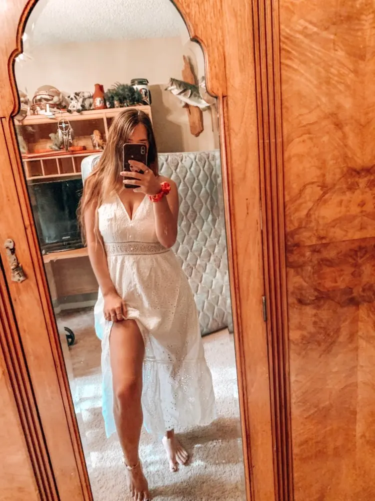 Женское платье без рукавов Boho длинное из экзотического хлопка с треугольным