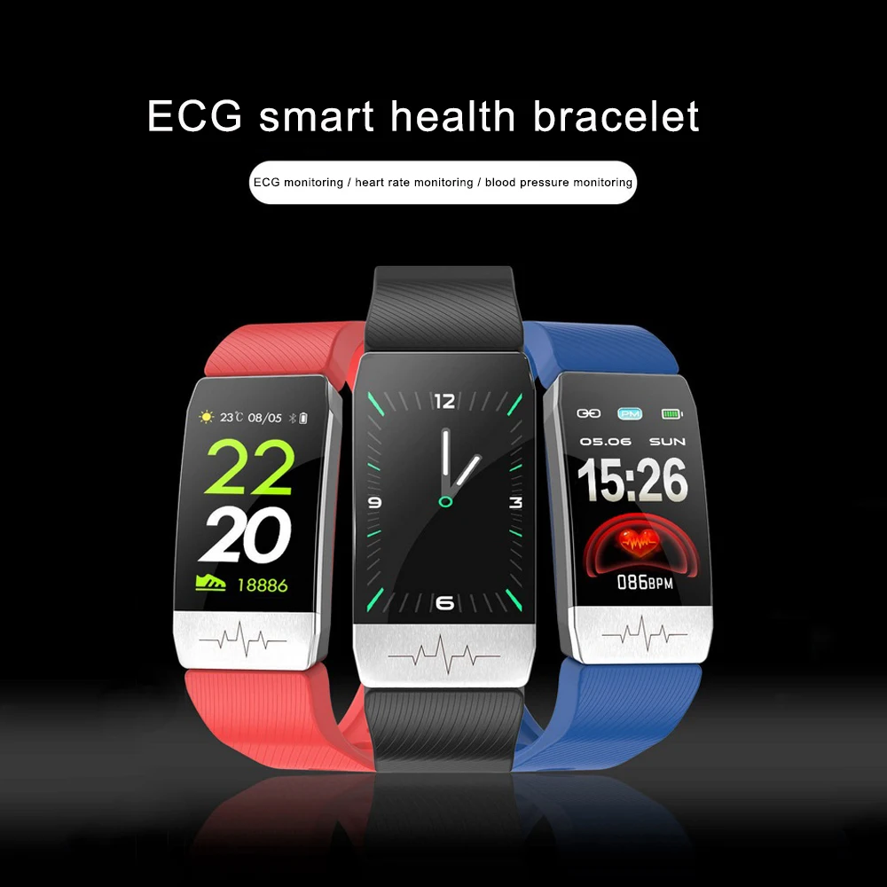 

Temperature Measurement Smart Bracelet Multifunctional Sports Intelligent Bracelet Heart Rate Blood Pressure Monitoring Watch