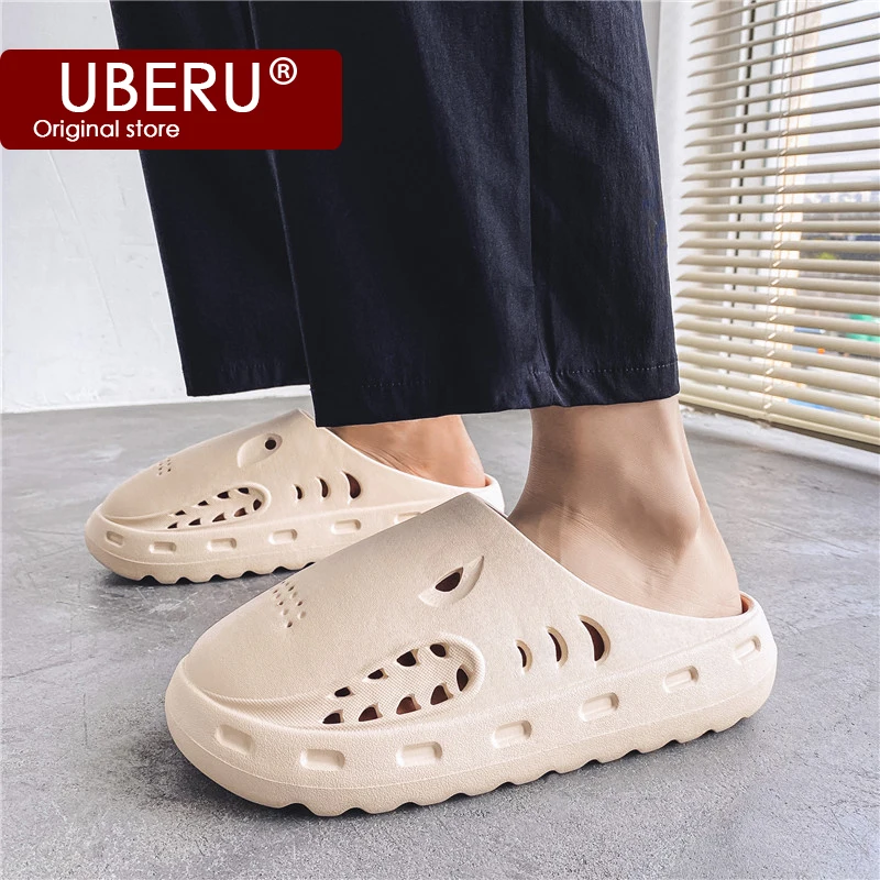 

Сандалии Baotou женские с дырками, повседневные босоножки с толстой подошвой, Нескользящие, для дома и ванной, летняя модная обувь для дома