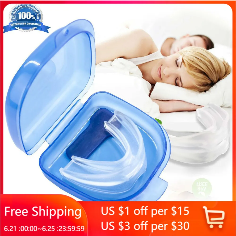 Спортивная Капа для остановки зубов и храп 2 в 1 анти устройства от храпа высокое