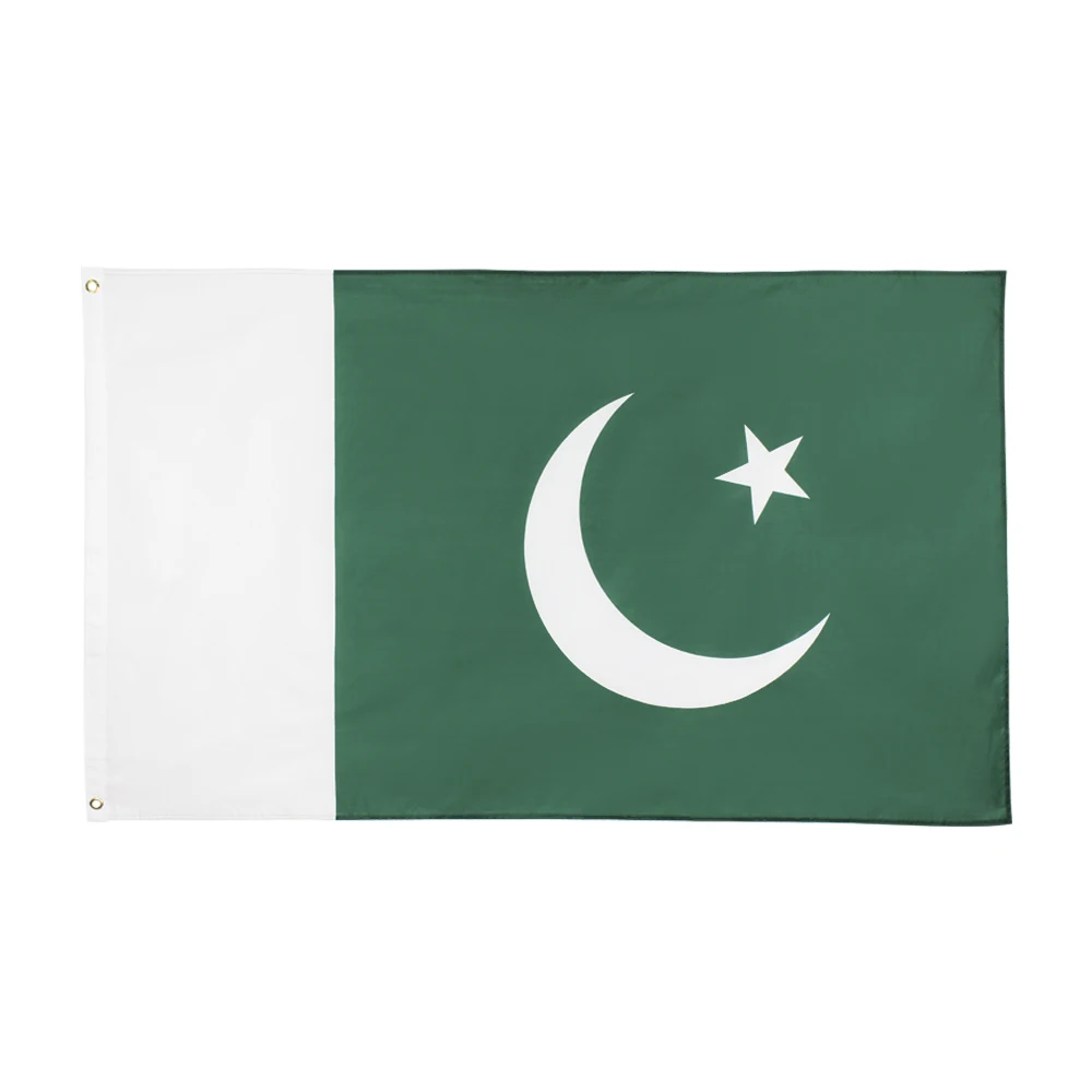 3x5 футов оптовая продажа стандартный размер флаг Пакистана страны