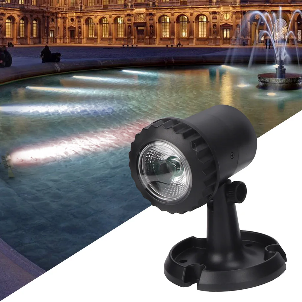 RGB 3 Солнечный светодиодный подводный светильник для пруда ландшафтный Точечный