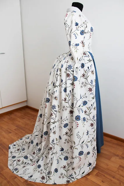 18th century rococo dress Marie Antoinette round Dresses cosplay costume Colonial Rococo Dress printed maiden | Тематическая одежда