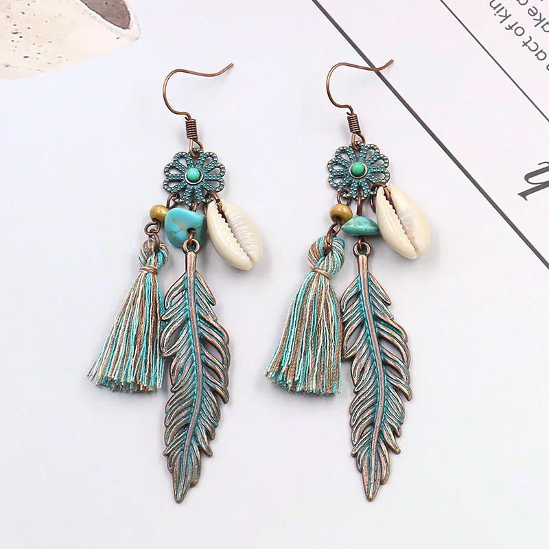 

6Pairs Tassel Earrings Set for Women Girls Jewelry Fashion Bohemian Vintage Dangle Earrings for Birthday/Party/Valentine