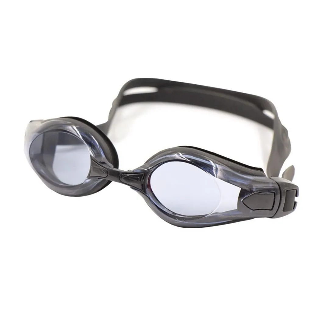 Профессиональные силиконовые очки для плавания незапотевающие УФ с заглушкой