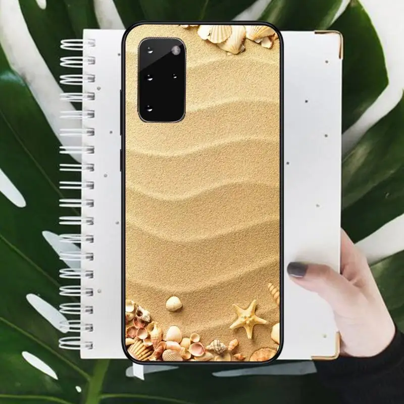 

Summer Beach Relax Starfish Ocean Sky Sun Phone Case For Samsung S 9 10 20 A 10 21 30 31 40 50 51 71 s note 20 j 4 2018 plus