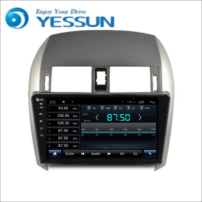YESSUN для Toyota Corolla 2007 ~ 2013 Android автомобильный навигатор GPS HD сенсорный экран стерео