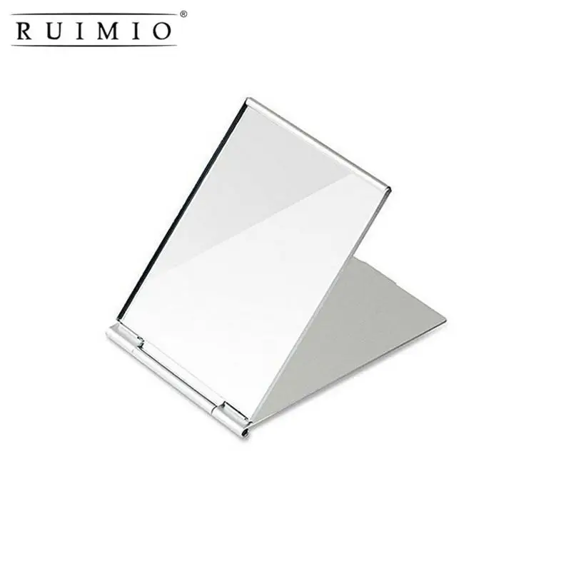 RUIMIO, 1 шт., складное зеркало для макияжа, портативное, одностороннее, для бритья, зеркало для макияжа, аксессуары для макияжа, для дома, на открытом воздухе, для путешествий(серебро