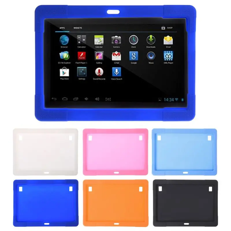 10 1-дюймовый Мягкий силиконовый чехол для планшета Tab MTK8752 K107 S107 MTK6592 планшет детей