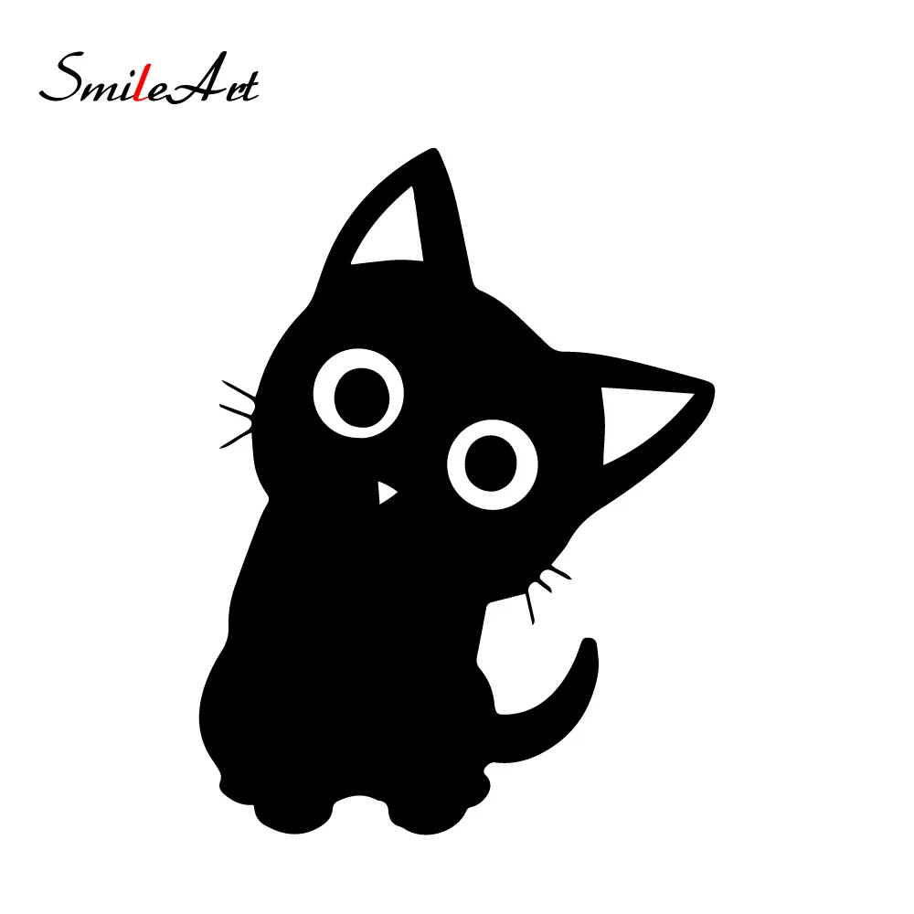 Прямая поставка виниловые наклейки для автомобиля с изображением кота|Наклейки