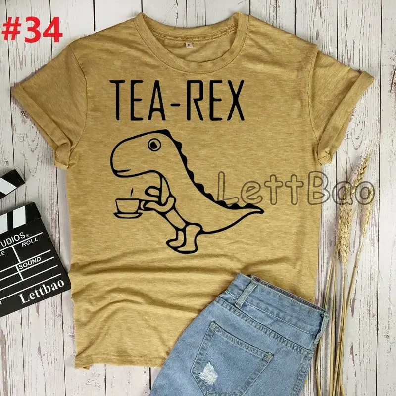 

Funny Dinosaur Streetwear Tops Women's T-shirt Ulzzang Harajuku Vintage Print T-shirt Summer New Oversize Loose Casual Women