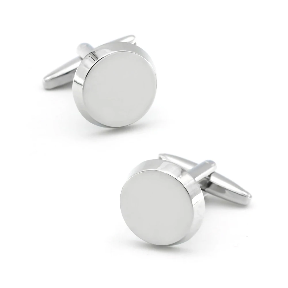 Запонки с круглым дизайном для мужчин качественный медный материал браслет