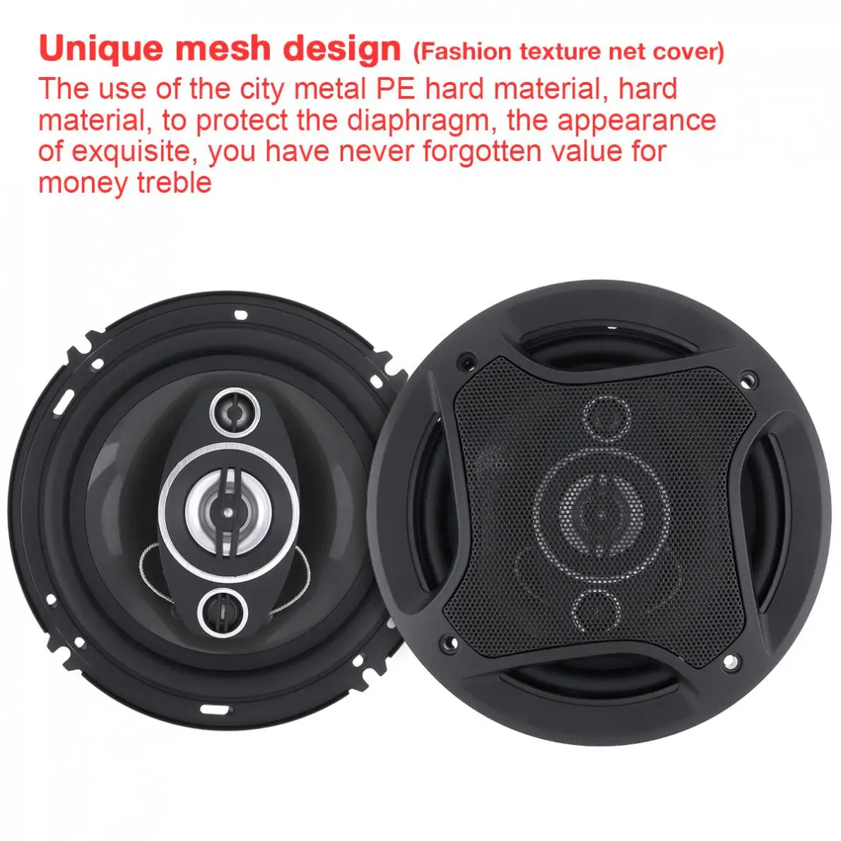 Автомобильные коаксиальные стереодинамики 6 дюймов 16 см 500 Вт автоаудио Hi Fi