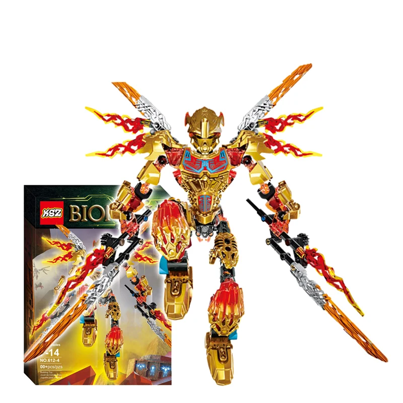 BIONICLE Tahu Ikir фигурки героев строительные блоки игрушки для детей рождественский