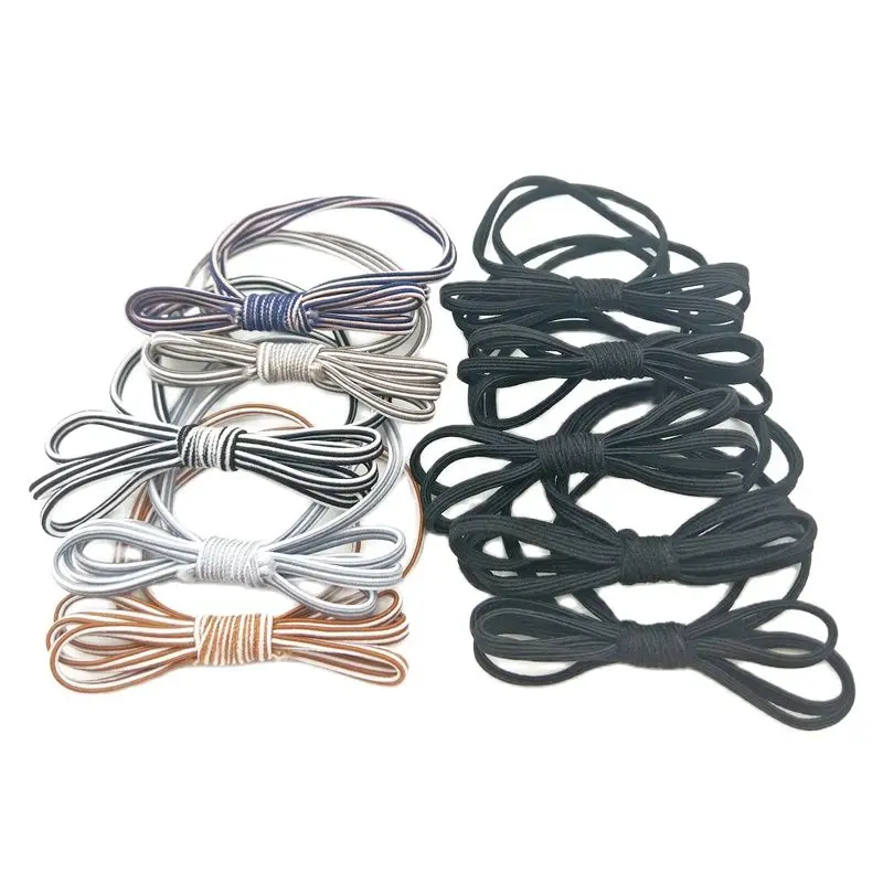 Лот 5 шт узелковые эластичные резинки для галстука веревочный головной убор