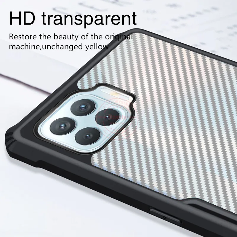 

Rzants For OPPO A93 A73 Case Hard [Blade] Shockproof Slim Crystal Clear Cover funda Casing