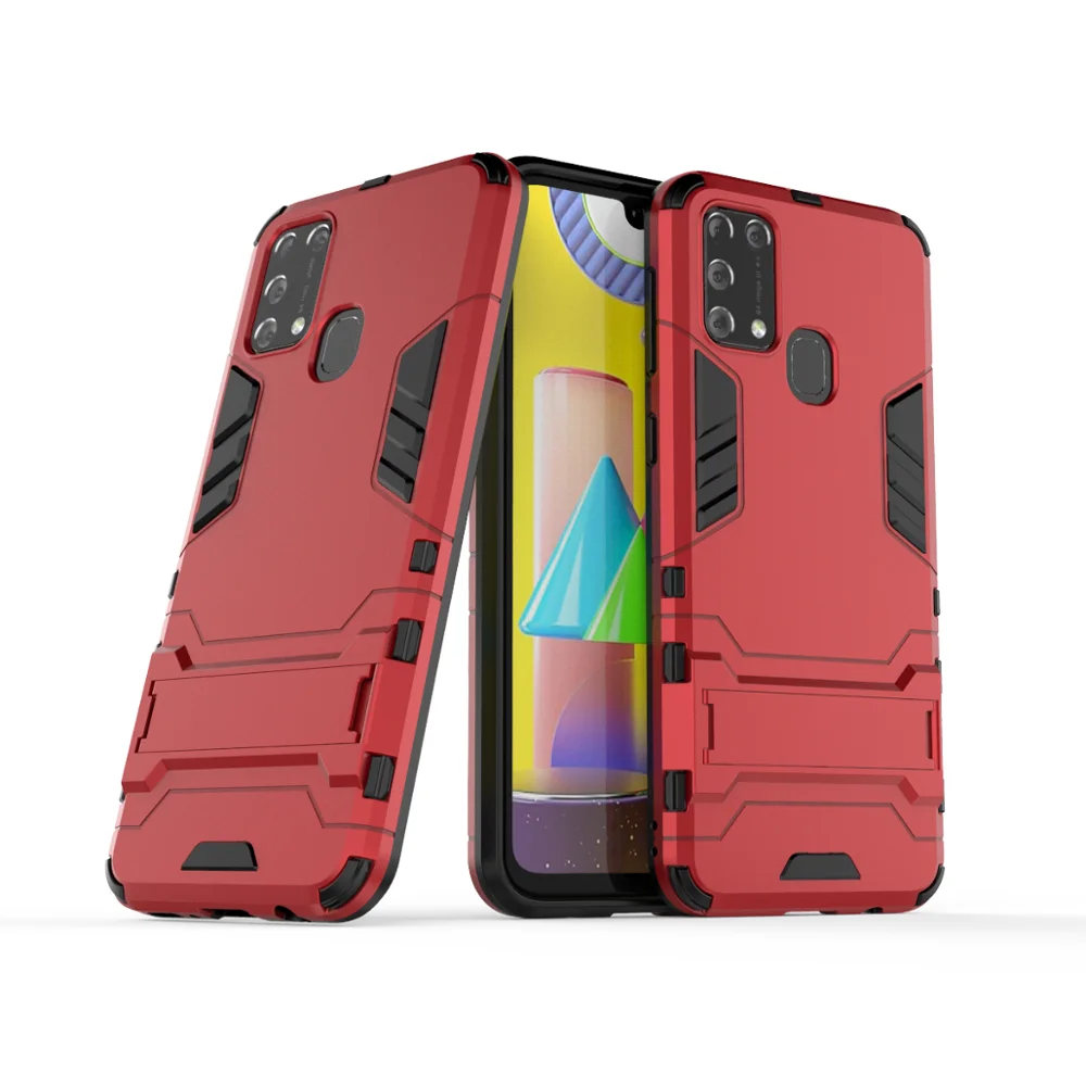 OUDINI противоударный чехол-накладка с подставкой для Samsung Galaxy M31 M21 | Мобильные