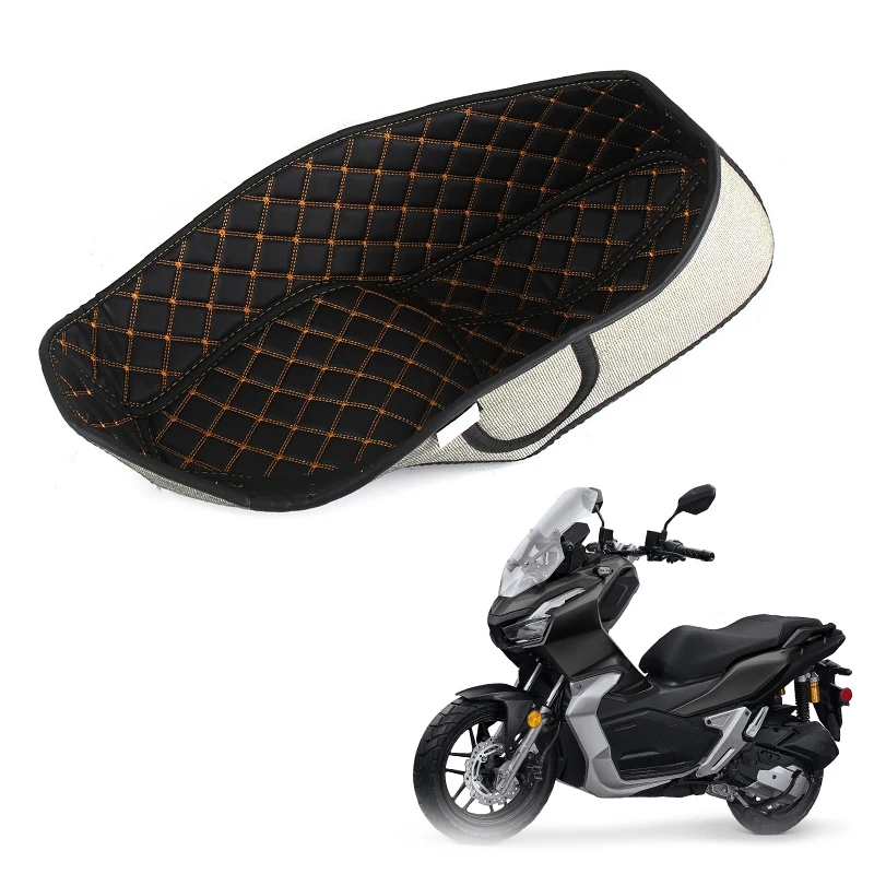 

Motorcycle Rear Trunk Cargo Liner Protector Motorcycle Seat Bucket Pad Storage Box Mat for 2019 2020 Pcx150 ADV150 Black