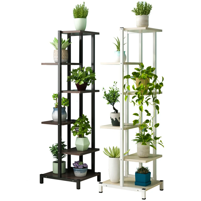 Цветочный светильник хлорофитум для дома многоэтажная железная полка балкона