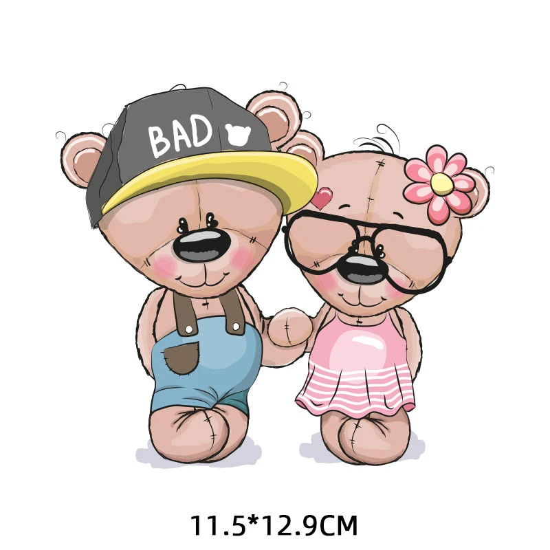 Животное Переводные железные накладки Одежда DIY термо-Стикеры для одежды с милой