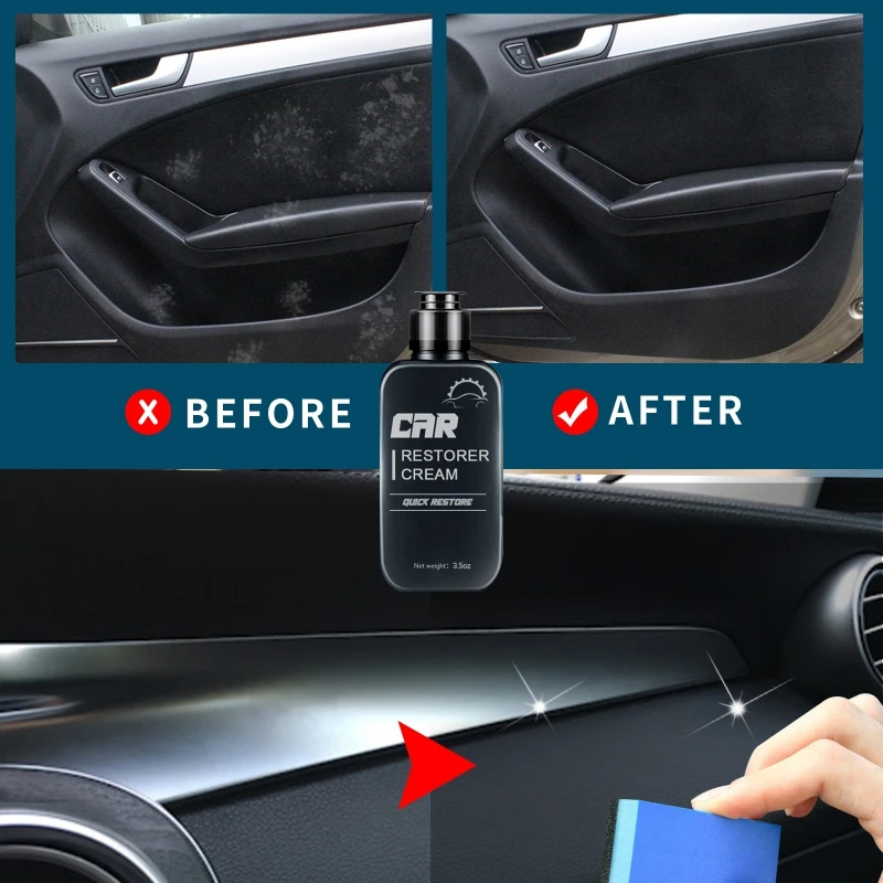 

Wash&Maintenance Car/Home Leather Repair Gel Seat Leather Refurbishing Cream Paste Cleaner 100ml