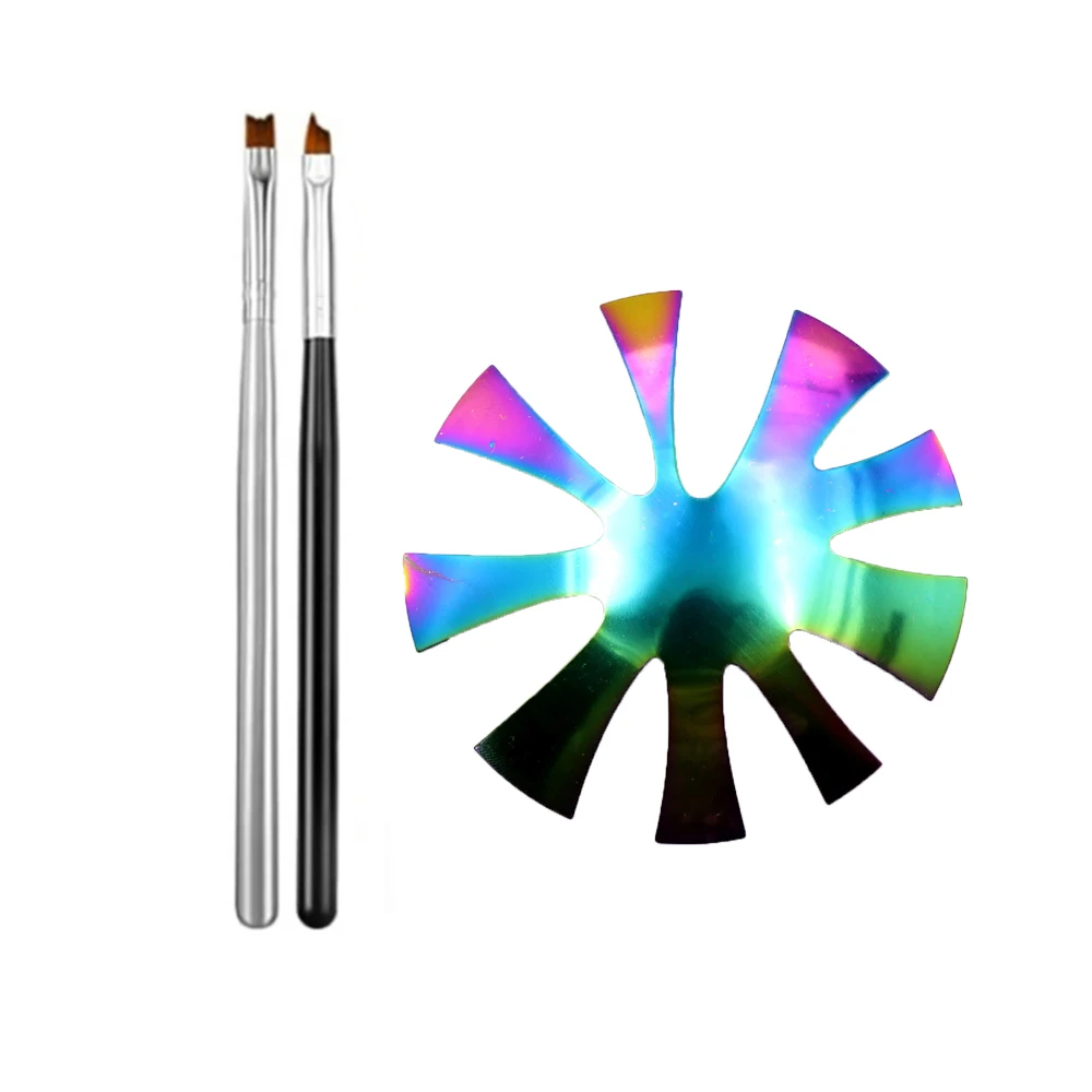 

Профессиональный триммер для ногтей с V-образным кончиком миндаля, 9 размеров