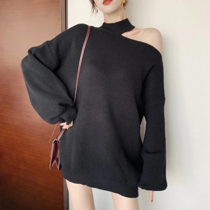 2020 стильный осенне-весенний пуловер толстый женский свободный простой