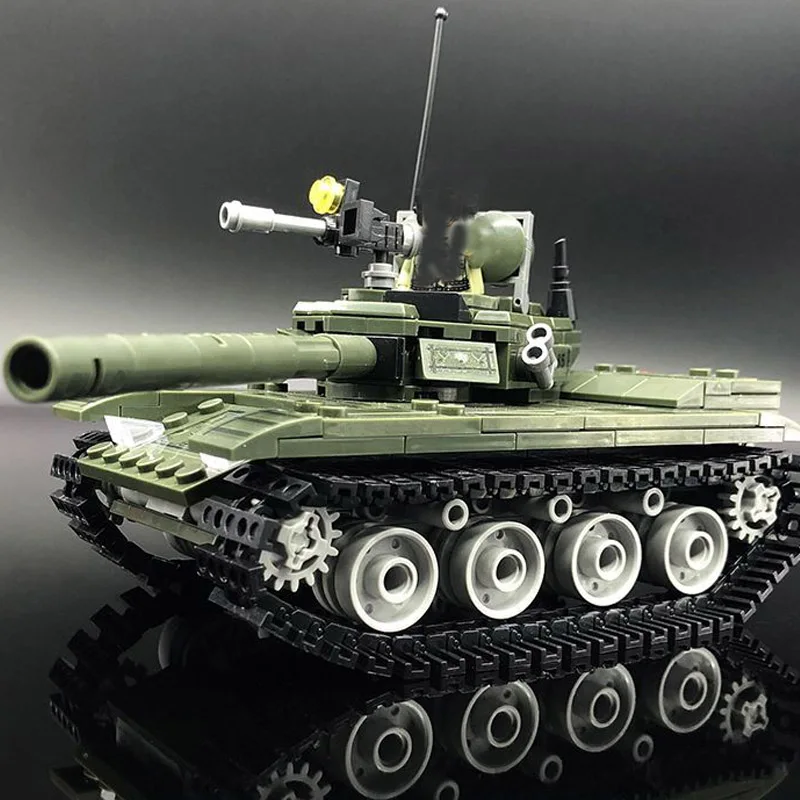 

Строительные блоки типа 85 высокотехнологичный армейский солдат танк военная серия блоки 3D модель пазл игрушки для детей подарки на день ро...
