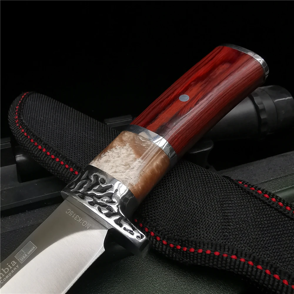 Охотничий нож высокого качества уличный портативный острый прямой из
