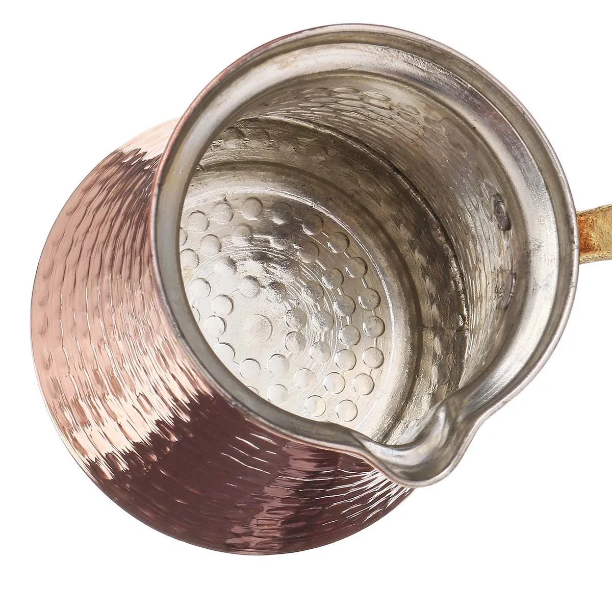 Медный художественный кофейник Cevze английский турецкий кофе медный кофеварка